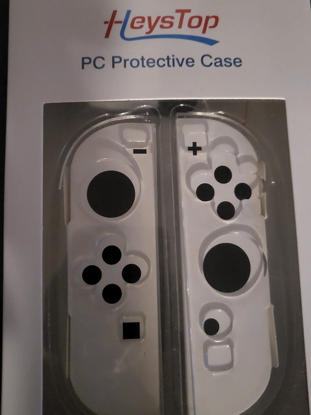 White PC Protective Case for Joy-Con Controllers